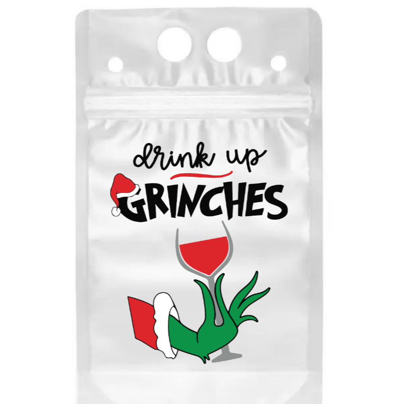 Grinch Drink Reusable Pouches 12ct Main Image